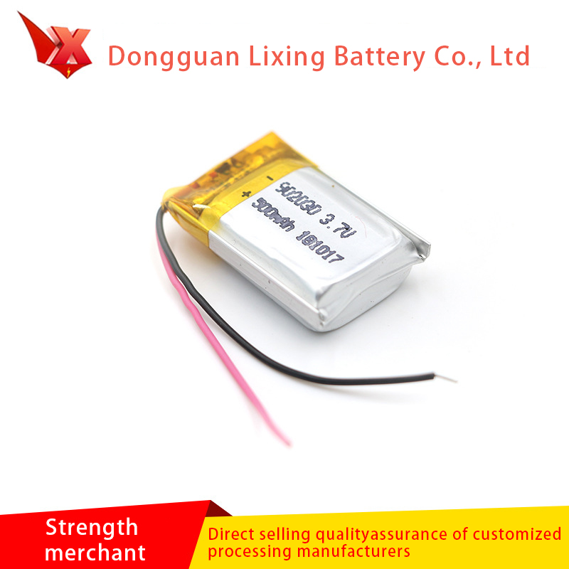 Producentens direkte salgsrapport med CB lithiumbatteri 902030 Miljøbeskyttelse Lithiumbatteri Stor kapacitet 500mAh polymer batteri