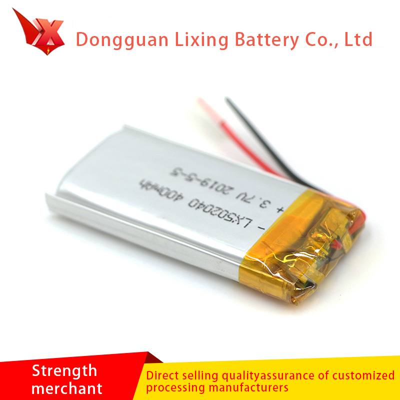 Stor forsyning af lithium batteri 502040 3.7V Voksen Supplies Batteri Walkman Backup Power 400mAh