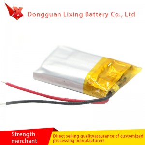 Fabrikanten leverer 401220-3.7V Soft Pack lithium ion polymer batteri og 60mAh tilpasset batteri til Bluetooth Headset